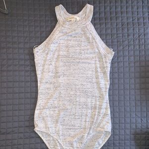 High neck body suit